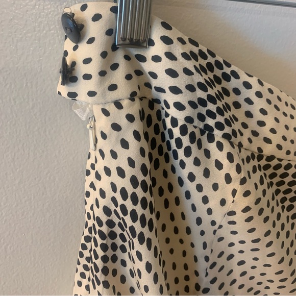 Jones New York 100% Silk Polka Dot A Line Skirt - Picture 8 of 9